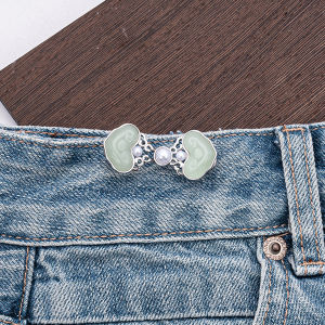 Biblio【Ready in Stock】 Universal Waist Buckle For Women Adjustable Waist Clip Jeans Pants Pin 1Set
