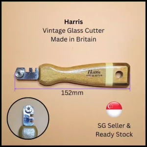 Ready stock in SG. HARRIS Vintage Glass and Tile Cutter. Made of Wooden Handle. Made in Britain