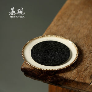 ถาดชาเซรามิกหยาบทำมือ ยี่ห้อมู่หยาน ถาดเสิร์ฟชาแบบญี่ปุ่น สำหรับใช้ในบ้าน ชุดกงฟูชาเซรามิก ถาดวางกาน้ำชา