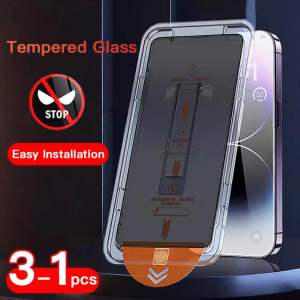 CQY 1-3PCS Privacy Anti-Spy Tempered Glass For iPhone 17E 17 16E 16 15 14 13 12 11 Pro X XS Max XR 8 7 6 6S Plus SE 2022 Auto-Dust Removal For 17pro 16pro 15pro 14pro 13pro 12pro 11pro Max 16+ 15plus 14plus XSMax 8plus 7plus 6plus 6splus Screen Protector