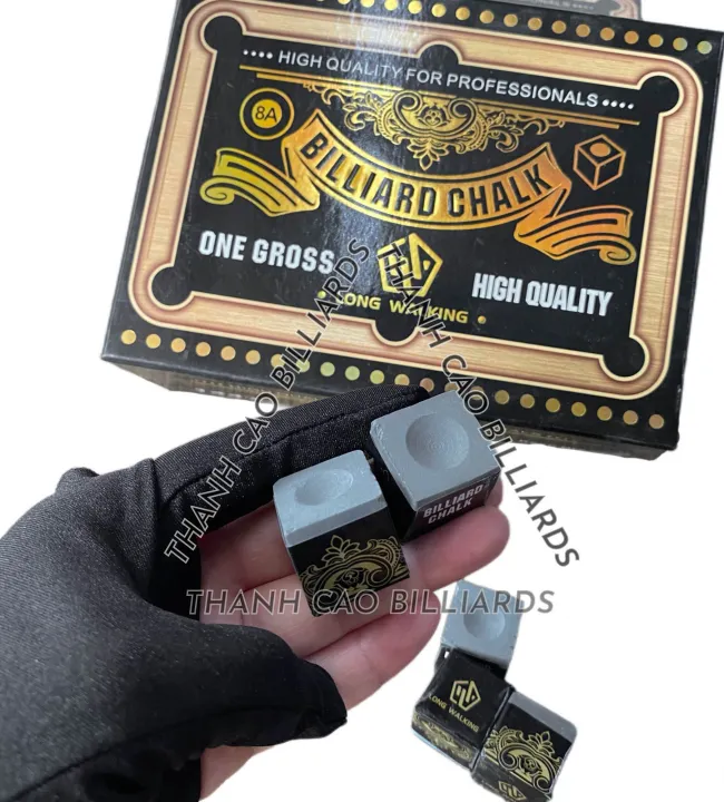 Túi 24 Viên Lơ Xám Chơi Bi-a Loại Thường | Lơ Bida Xám Dùng Cho Câu Lạc Bộ Billiards Độ Bám Trung Bình