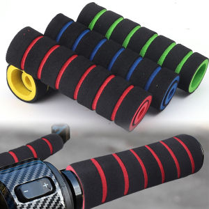New 4 Pcs Motorcycle Bike Sponge Grip Cover Handlebar Anti-slip Racing Bicycle MTB Folding Bike Bicycle Handle Bar Foam