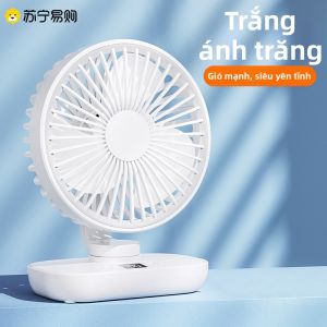 Quạt Di Động Mini Siêu Nhẹ Chạy Bằng Pin Dùng Cho Bàn Làm Việc Quạt Di Động Siêu Nhẹ Dùng Cho Phòng Học Ký Túc Xá 1074
