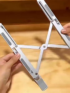 Giá đỡ Laptop Macbook Ipad bằng kim loại điều chỉnh được độ cao đế tản nhiệt kê laptop