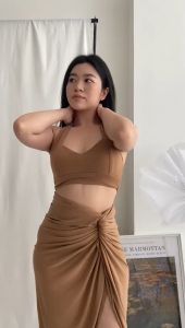 JIO l Bralette Dalaman Wanita l Bralette Tanpa Busa l Brallete Fashion l Halter Neck Bra BH Wanita l Bikini Halterneck