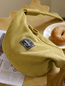 Sobag Autumn Winter Corduroy Single Shoulder Crossbody Canvas Bag Women Japanese Style Large Capacity Commuter Dumpling Bag