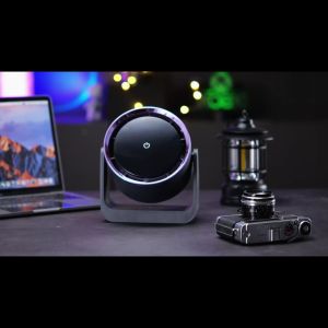 Wireless Wall Fan Portable Air Circulator Fan Rechargeable Wall Mounted Toilet Fan 2000mAh