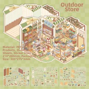 Microscale Scene Decoration Stickers