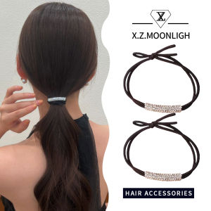 【 X.z. Moonligh】เชือกมัดผมเส้นยางขนาดเล็กอเนกประสงค์สไตล์ยุโรปและอเมริกันยางรัดผมพลอยเทียมสไตล์กลิ่นหอมขนาดเล็กเกาหลี