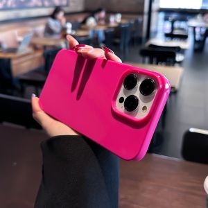 เข้ากันได้สำหรับ เคสไอโฟน  TPU ซิลิโคนนุ่มเคสลูกกวาดเคลือบเงา เคส สำหรับไอโฟน11 เคสโทรศัพท์ IPhone 11 14 7Plus XR X 12 13 Pro Max 15PRO MAX 14 7 8 6s 6 Plus XS Max SE 2020 Softcase