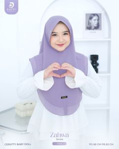 Daffi Hijab Zahwa Terbaru 2023 Ory Khimar Instan Ceruty Baby doll Premium