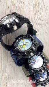 Jam Tangan Anak Laki-Laki Sport Anti Air Karakter Ejen Ali Terbaru