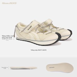 JNXS | Giày Sneaker Retro Phối Màu Tăng Chiều Cao Dành Cho Hoạt Động Ngoài Trời