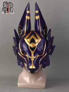 Saino Helmet Headset Mask Sand Red Cane Wind Official Halloween Party Cosplay Props Game Character Customizable Face Mask