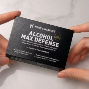 2-Pack Alcohol Max Defense Anti Hangover Pill - Drinking Aid Hangover & Headache Relief (20 Caps)