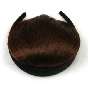 Wig rambut palsu pakai dengan cara Hairband