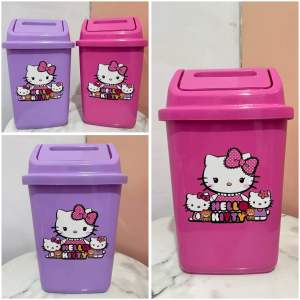 TEMPAT SAMPAH SWING KARAKTER HELLOKITTY 5 LITER