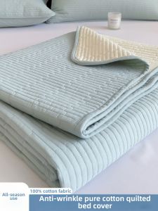Kiss Dear | 100% Pure Cotton Four Seasons Slip Resistant Quilted Bed Sheet