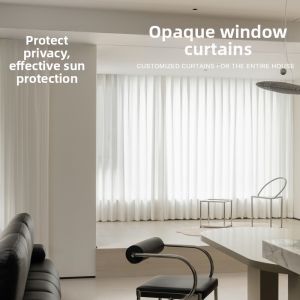 Privacy Protection Sunscreen White Sheer Curtain