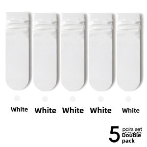 Miiow | Womens Mid-Calf Long Velvet Cotton Socks Anti-Odor Breathable No-Cuff Antibacterial White Pure Color Pack Of 7