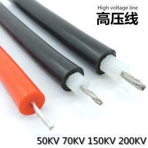 Dây Cao Áp Silicon 25 Vuông Dây Đốt Xe Hơi Chịu Nhiệt Độ Cao Dây Giao Lưu Dây Giao Tiếp Điện DC 30/50/70/150/200KV