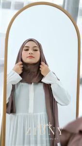 Pashmina kaos rayon inner ninja 3in1