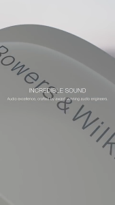 Bowers & Wilkins Pi6 True wireless earbuds with active noise cancellation (Cloud Grey)