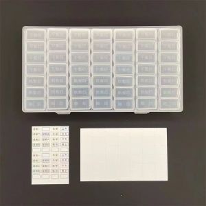 Sealed 42-Grid Medicine Box Weekly 1 Day 6 times Health Care Product Pill Tablet Seperation Box Storage Organizer from China