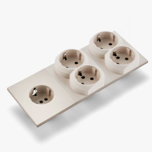 Skin Sensation Wall Socket Embedded Skin Feel Paint Power Sockets Integrated Panel DIY Combination Embedded Paint Socket Sockets