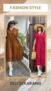 zalera id KANZIA HOME DRESS WANITA KEKINIAN DASTER WANITA TERBARU DRESS REMAJA OVERSIZE BAHAN ADEM