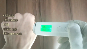 Foreverlily เครื่องตรวจจับผิว การทดสอบอายุผิวน้ำเนื้อหาน้ำมันยืดหยุ่นความชื้นทดสอบสารเรืองแสงผิวหน้าทดสอบผิว