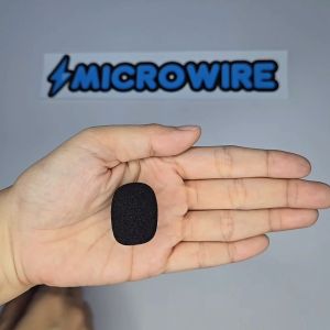 MW Mic Foam Windscreen Muff for Lapel Lavalier Microphone – Noise Reduction & Protection