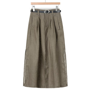 V-Neck Short Vest and Wide Leg Palazzo Pant Set Linen