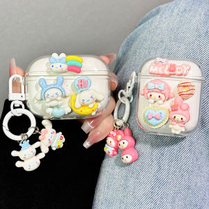 Ốp Lưng AirPods pro 2 Ốp Lưng AirPods 3 Ốp Lưng Bluetooth Bằng Silicon Trong Suốt Mềm Cho Tai Nghe Apple Mignon GINGERBREAD Dog