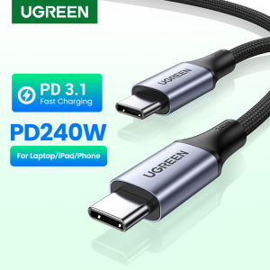UGREEN 240W Type C Fast Charging Cord PD3.1 48V5A Charger Data Line Latops 480Mbps iPhone 16 15 Pro Max iPhone 15 Plus PS5 Switch SAMSUNG S24 S23 Xiaomi Pixel MacBook Pro Air M3 ipad Gaming Latops