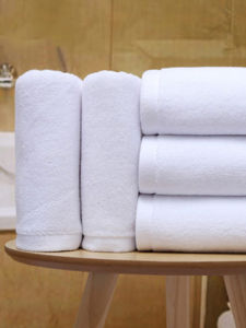 Five-Star Hotel Bath Towel Pure Cotton White Adult Cotton Hotel Towel Beauty Salon Dedicated Soft Plus Size Thickened