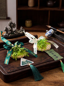 ETY | Handcrafted Bamboo Fan Mugwort Door Decoration