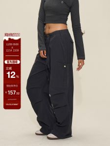 Quần Tây Công Sở Phong Cách Mỹ SMILE DDD Cho Nữ Quần Ống Rộng Phong Cách Đường Phố Hip Hop Quần Ống Rộng Đa Năng