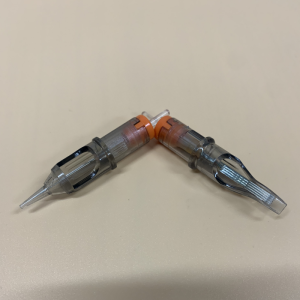 เข็มสักโมโนไลน์ 018 สำหรับเขียนคิ้ว เครื่องมือความงาม เข็มวัดกระแสไฟฟ้า 025 เข็มเดี่ยว เครื่องมือวาดเส้น