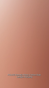 POLICE Kemeja Polos Cotton Twill Slub Regular Fit Lengan Panjang Pria