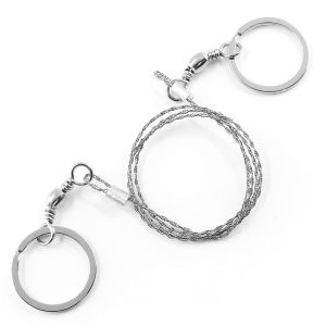 Manual Hand Steel Rope Chain Saw Steel Wire Kit Hiking Outdoor Camping Equipments Gear Portable Travel Emergency Mini Hand Tools