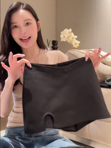 [Comes with Fengyi Pad] Fashion Tape Black Casual Short Skirt Slim Looking Spring and Summer Dress All-Match Tutu Slim Looking Female