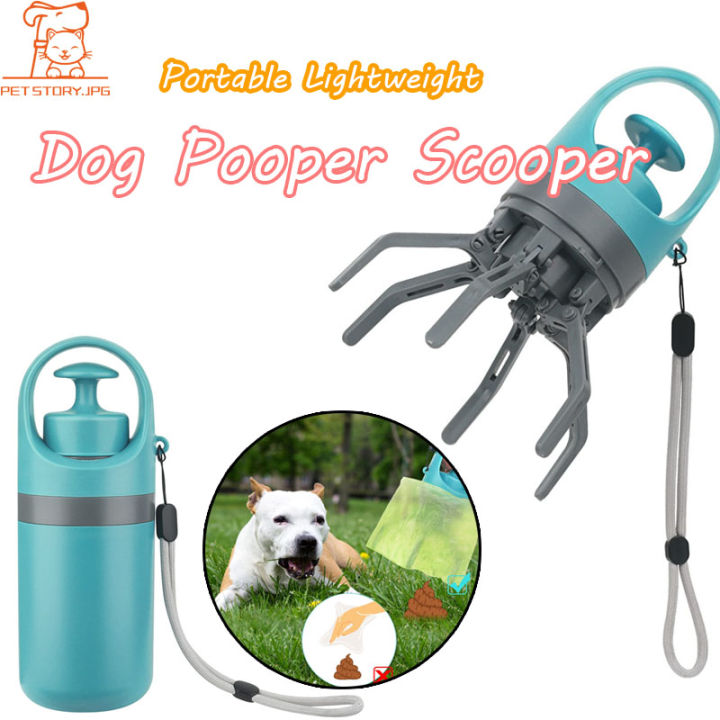 【pet story】Portable POOPER SCOOPER Pet Small Dog Cat Poop Scoop Bag Pick Up Animal Feces Waste