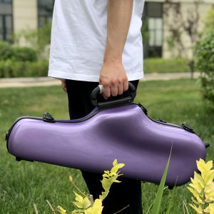 Colorful Glass Steel Saxophone Bag Rain Morning Double Shoulder Backpack Handheld Suitcase Musical Instrument Accessories