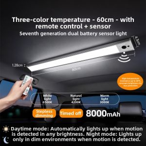EZVALO | Auto Induction LED Light Strip for Car Trunk Reading and Charging