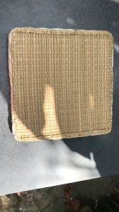 Đệm cói ngồi bệt Smile Decor gối ngồi thiền yoga trang trí homestay phong cách vintage