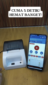 Free 10 rolls Thermal Printer Receipt Printer Supermarket cashier Bluetooth Wireless Portable label printer Thermal POS kasir printer support cash drawer 58mm Outdoor print photo Small Ticket Printer