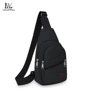 LouisWill กระเป๋ากระเป๋าคาดหน้าอกผู้ชายย้อนยุคกระเป๋ากลางแจ้งท่องเที่ยวแฟชั่นกระเป๋าสะพายข้างน้ำหนักเบากันน้ำกระเป๋าคาดหน้าอกโทรศัพท์กระเป๋าออกกำลังกายสำหรับออกกำลังกายกลางแจ้ง