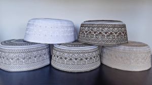 Men Islamic Kippot Caps Muslim India Veludo Prayer Hats