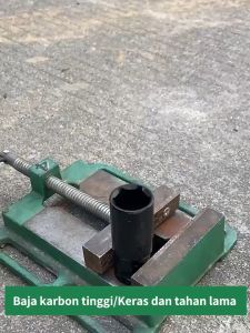 ISKU Panjang Mata Kunci Sok Impact 1/2" CR-MO Steel Deep Wall Drive Socket Professional Tools 8-24mm
